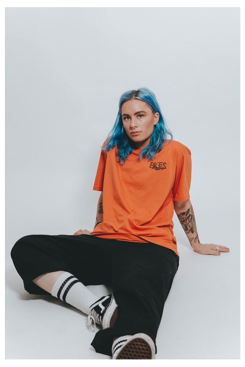 Pacey Peeps Orange Ladies Tshirt by Paces