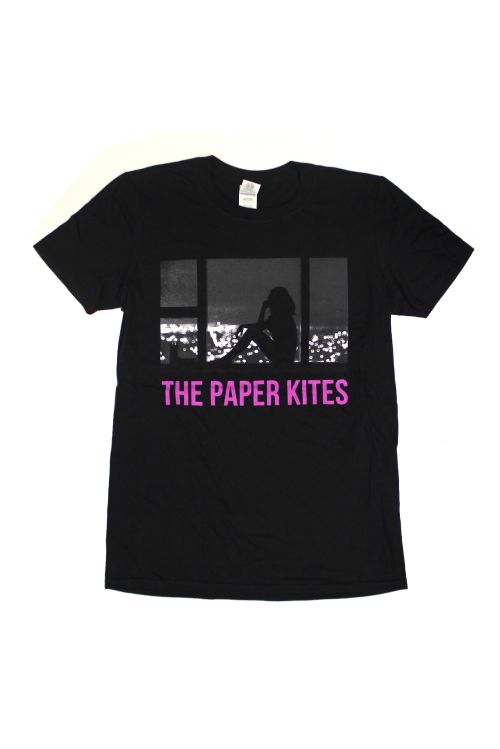 Silhoeutte Girl In Window Black Tshirt by The Paper Kites