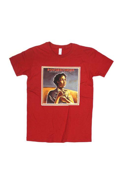 Internationalist Red Mens Tshirt by Powderfinger