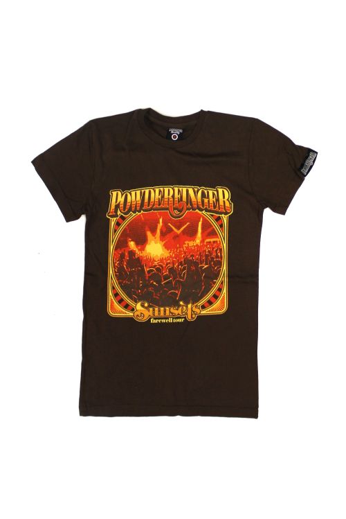 Sunset's Farewell Brown 2010 Tour Tshirt by Powderfinger