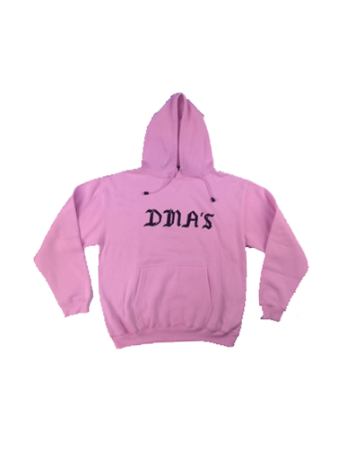 Script Logo Pink Hoodie by DMA'S