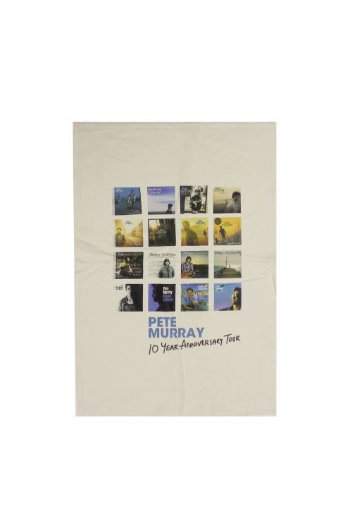 Tenth Anniversary Tea Towel by Pete Murray