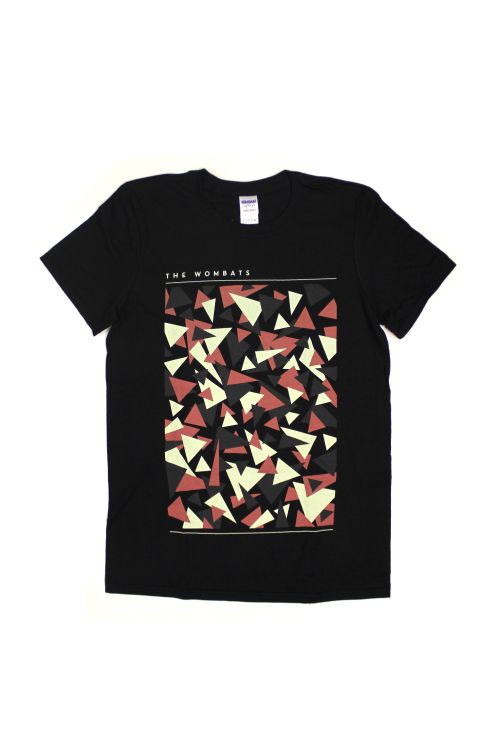 Triangles Black Tshirt by The Wombats
