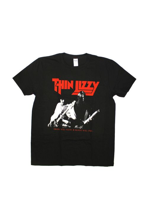 There Will Be Blood Black Tshirt by Thin Lizzy