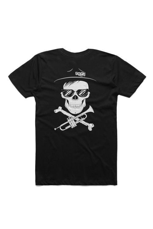 Skull Black Tee by Timmy Trumpet