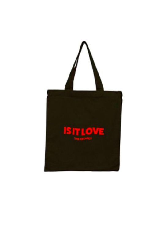 Is It Love Tote Bag Black by The Creases
