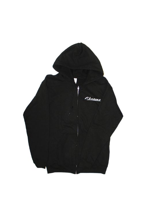 Chrome Black Zip Up Hood by The Screaming Jets