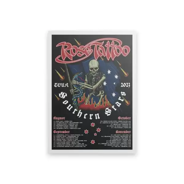 Rose Tattoo — Rose Tattoo Official Merchandise — Band T-Shirts