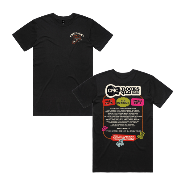 CMC ROCKS QLD 2026 — CMC ROCKS QLD 2026 Official Merchandise — Band T ...