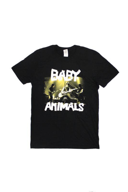 Live Photo Black Tshirt - Baby Animals