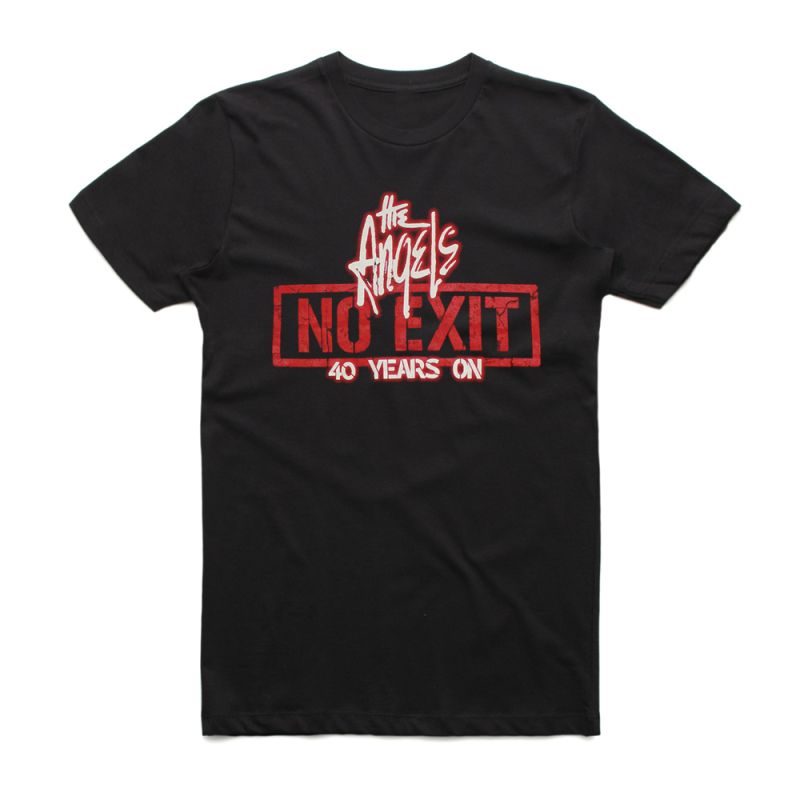 No Exit (40 Years On) Black Tshirt