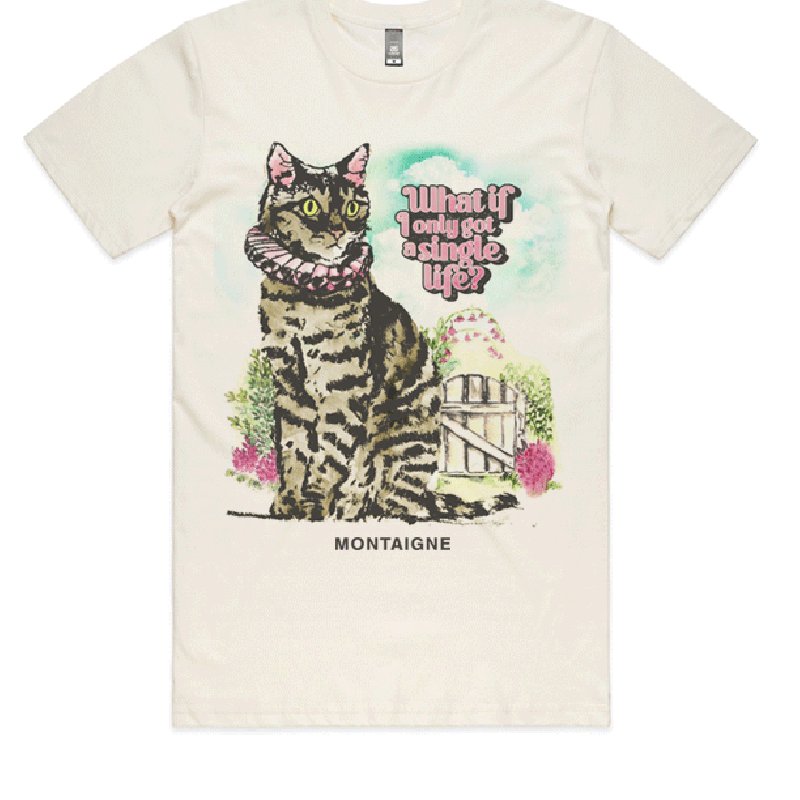 Cat Natural Shirt (Front Only Print)